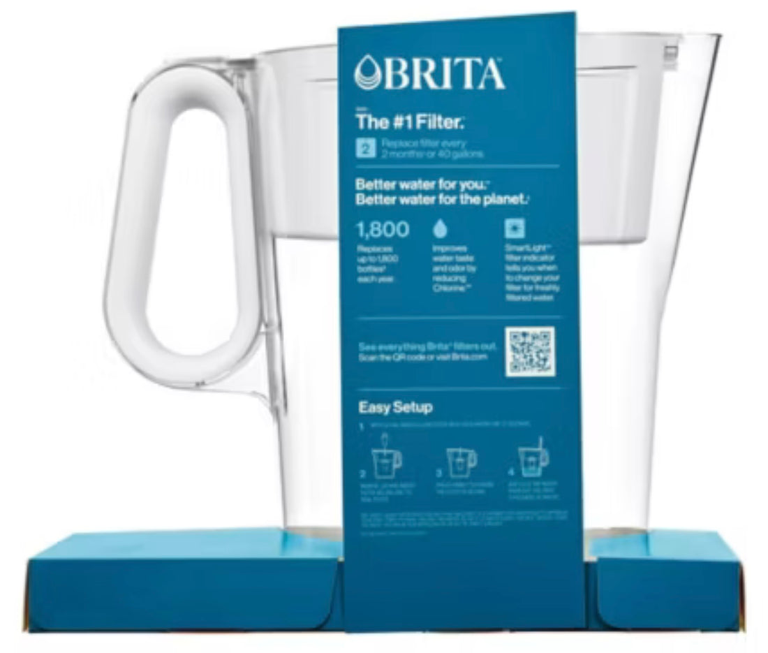 Brita 10 Cup wave with 2 filters BPA free water pitcher - 4B Gadgets