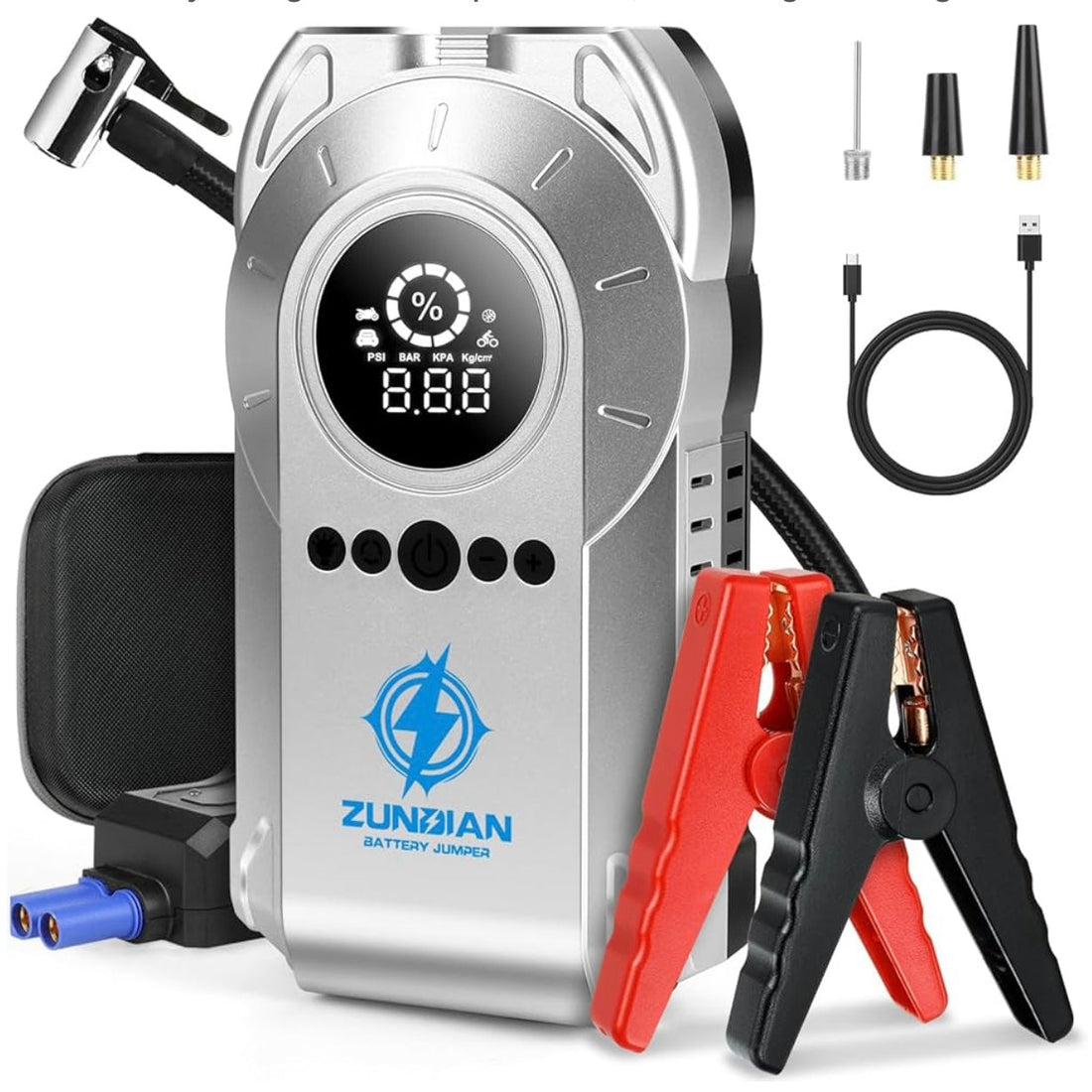 ZunDian 6000A 4 N 1 Jump Starter - 4B Gadgets
